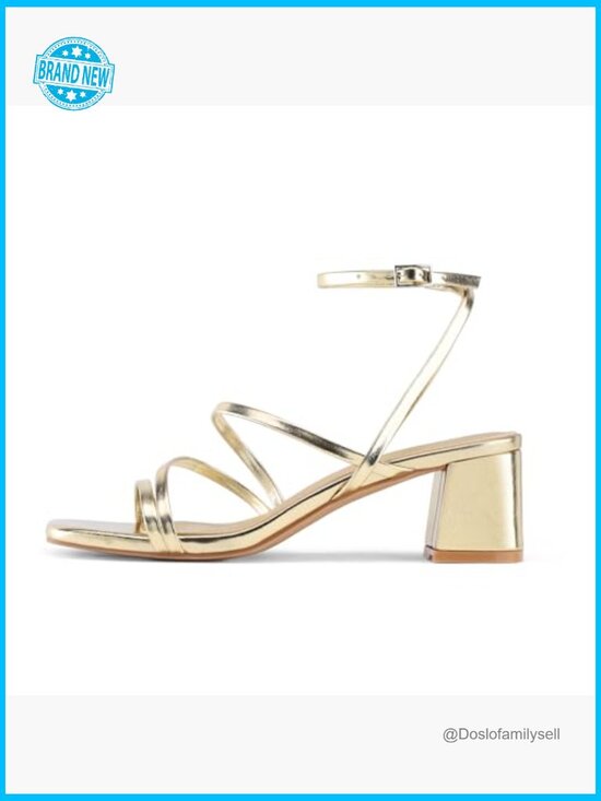51Wq5PFA4FL.  Low Chunky Block Heel Sandals Open Toe Ankle Strap Dress Shoes 2.1\